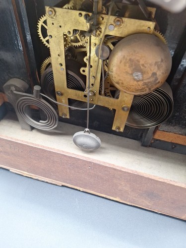 Antiguo reloj de manto Sessions - Imagen 12 de 24