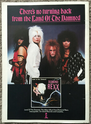 DIAMOND REXX - 1986 Full page UK magazine ad