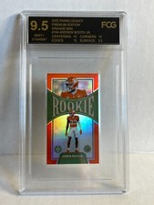 2022 Panini Legacy Andrew Booth Jr Rookie Mini Orange prizm /125 GRADED FCG 9.5