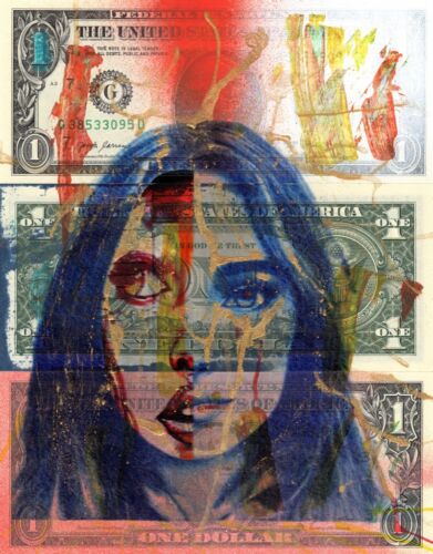Wolfi Waeger Money Art Real Dollars 1/1 - *In other eyes* SEE VIDEO A11