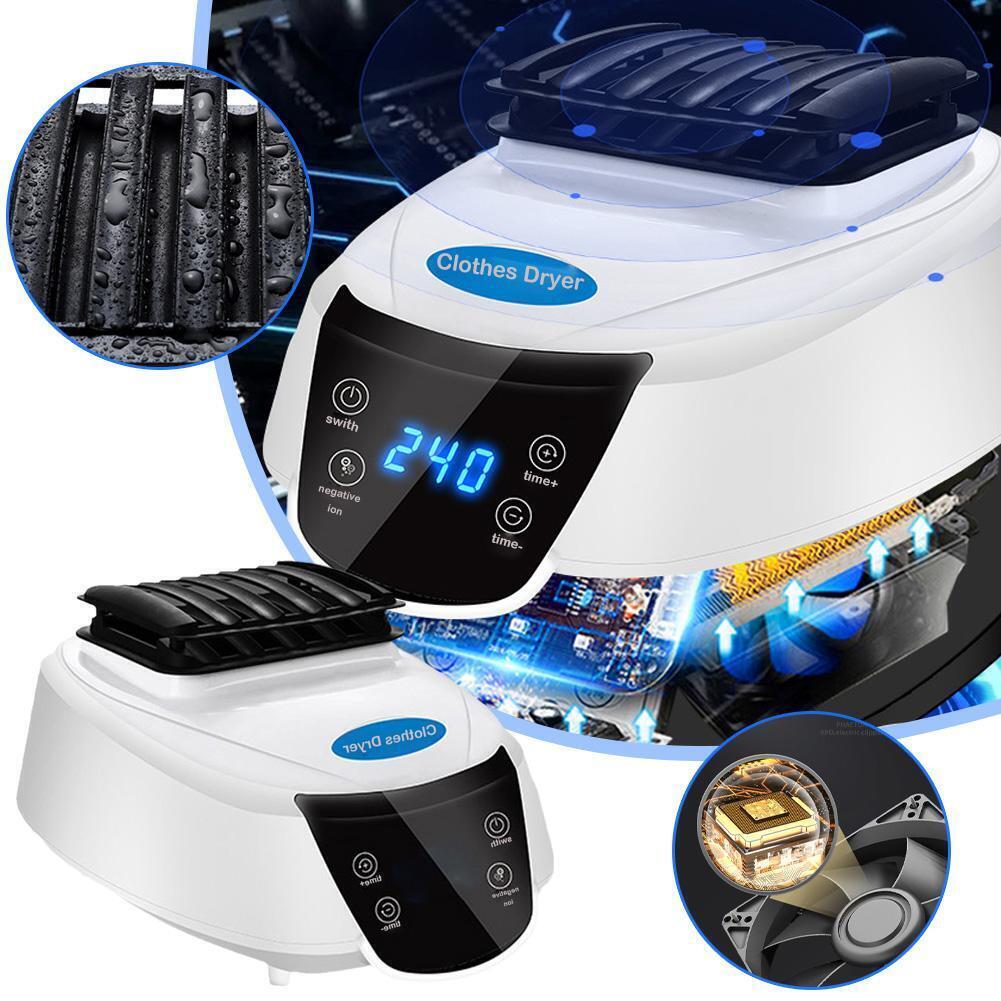 Electric Clothes Dryer Portable Quickly Drying Clothes Negative Ion Heater US