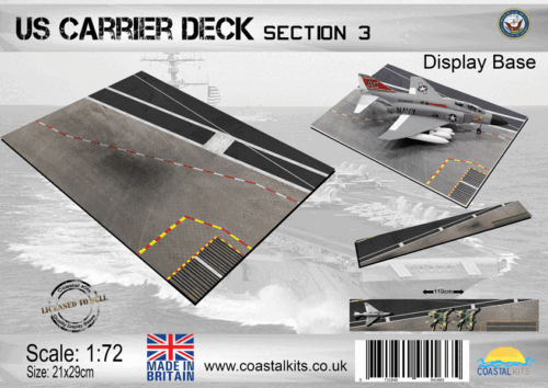 Coastal Kits scala 1/72 base display ponte vettore statunitense - Foto 5 di 10