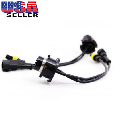 2pcs HID D2S D2R Adapter Plug Harness wire AMP Xenon converter to OEM ballast 2X