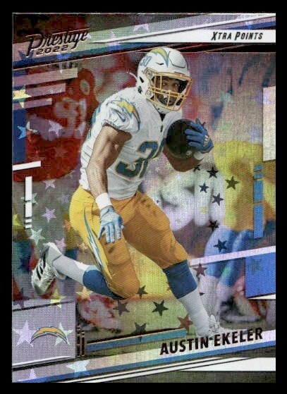 2022 Panini Prestige #152 Austin Ekeler Astral Stars Los Angeles Chargers