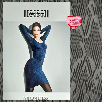 Wolford Python Dress   M   gray / black ... Sexy Silhouette im Python-Look