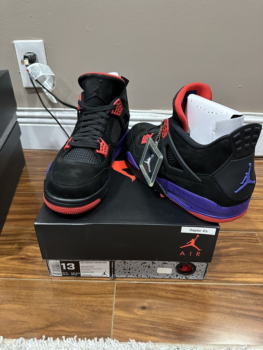 Exclusive!!!!! Drake OVO Raptor Jordan 4s. Size 13 with box. Jordan 4 Retro Raptors Drake OVO (2019) Men main image 4