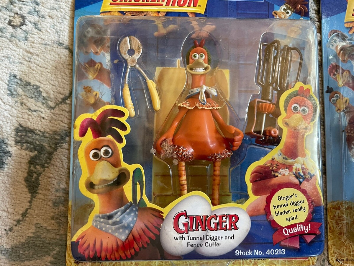 Chicken Run Mac & Ginger Action Figures Playmates NIB 2000