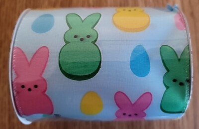 PEEPS Easter Ribbon With Bunnies & Eggs 4''x12' 