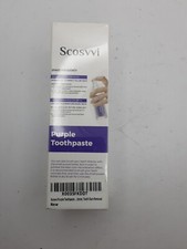 Scosvvi PAP , Purple Toothpaste, teeth whitening toothpaste EXP: 7/14/26