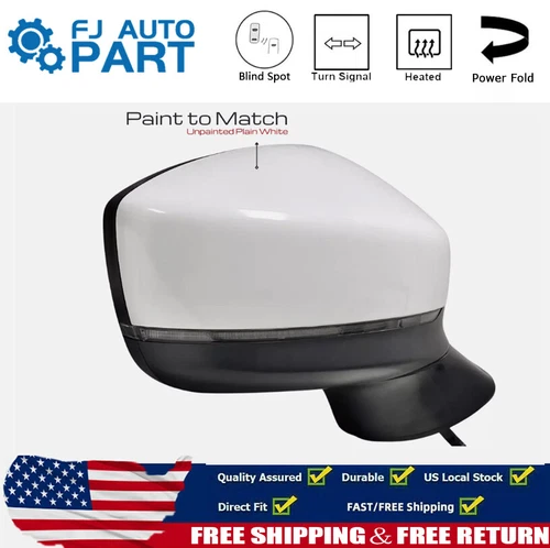Side Mirror for 2017-23 MAZDA CX5 CX-5 w/ BSM Power Fold Heated Signal Passenger