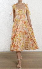 Zimmermann Primrose Crinkle Dress Size 0 (6-8au)