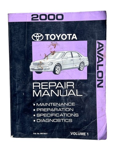 2000 AVALON SERVICE MANUAL intelligence overview