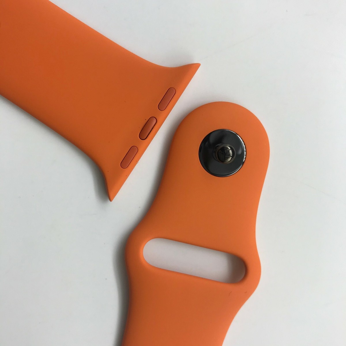 Original Apple Watch Hermes Sport Band Orange 46MM 45mm 44mm Original Apple Watch Hermes Sport Band Orange 46MM 45mm 44mm