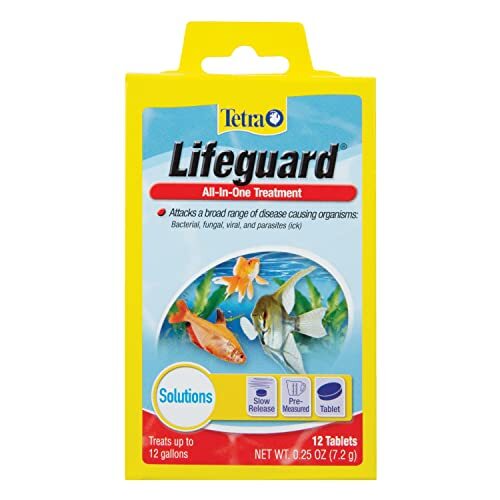 Tetra Lifeguard All-In-One Treatment for Aquariums 12-CountYELLOW 12 tablets ...