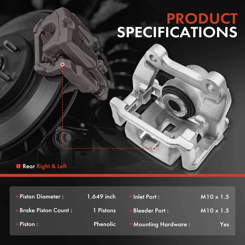 Задние тормозные суппорты и керамические тормозные колодки для Chrysler 300 Dodge Challenger Magnum - Изображение 2 из 4