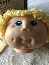 Doll Baby Head Martha Nelson Thomas Blonde Girl Ponytail