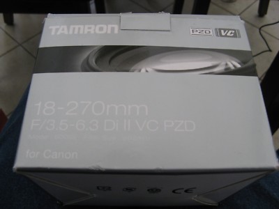Tamron B008 18-270mm f/3.5-6.3 Di-II VC PZD Lens For Canon