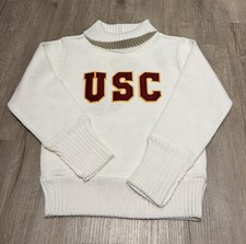 American Vintage Girls 4T USC White and Cream Jumper