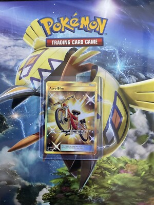 S★S NM FULL ART Pokemon ACRO BIKE Card CELESTIAL STORM Set 178/168 Sun