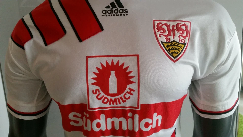 VfB Stuttgart 1893 Trikot | Adidas | Südmilch |Jersey|Fussball|Vintage|Cannstatt - Bild 3 von 4