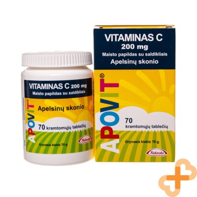 TAKEDA APOVIT Vitamin C 200 mg 70 Kautabletten Orange
