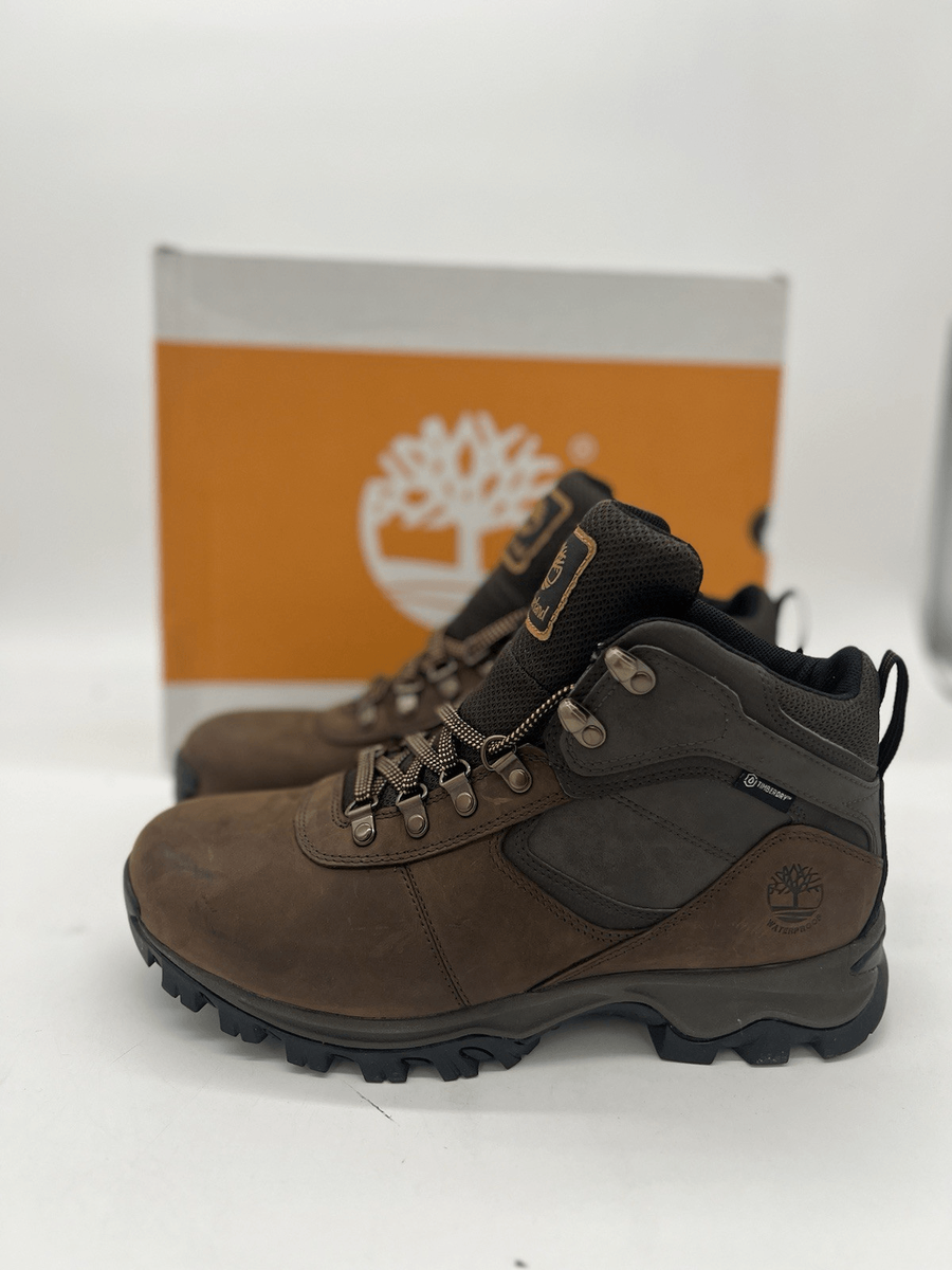 Timberland Hiking Boots Size 11.5 Timberland Euro Hiker Mid Mens Size 11.5 Black Red Outdoor  main image 3