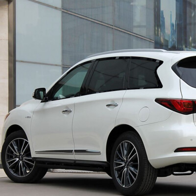 Glossy Black Chrome Delete Window Trims For Infiniti JX35 QX60