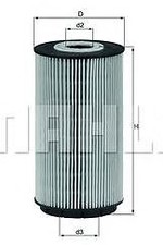 FILTRO DE ACEITE BENTLEY CONTINENTAL GT 6.0 V12 OE MAHLE OX557D