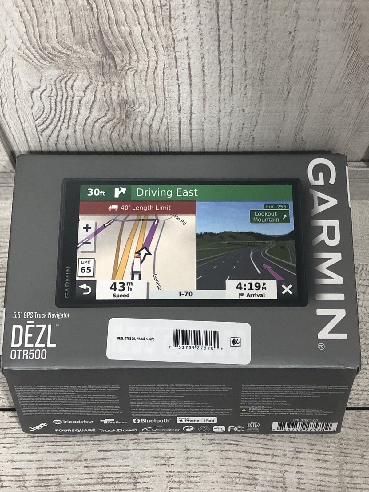 Garmin dezl OTR500 5.5 Inch Touchscreen Truck Navigator NEW