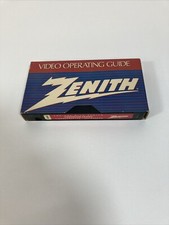 Vintage 1983 Zenith Video Operating Guide VHS Tape VCR Recorder