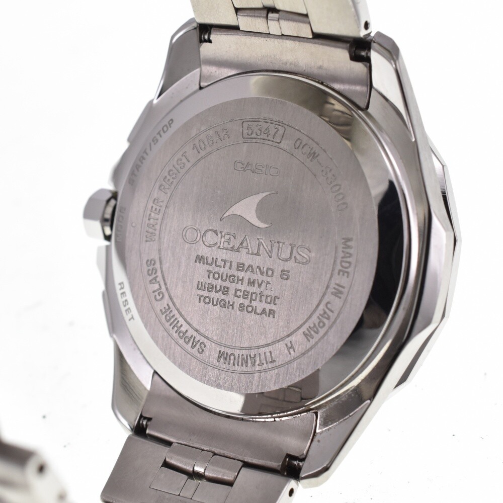 CASIO Oceanus Manta OCW-S3000-1AJF titanium Solar Powered CASIO Oceanus Manta OCW-S3000-1AJF titanium Solar Powered