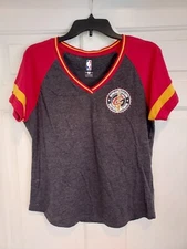 NBA Cleveland Cavaliers Basketball T-shirt Womens Large Gray