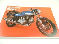 Vintage Ducati 860 GTS Motorcycle Dealer Brochure Bulletin L2592