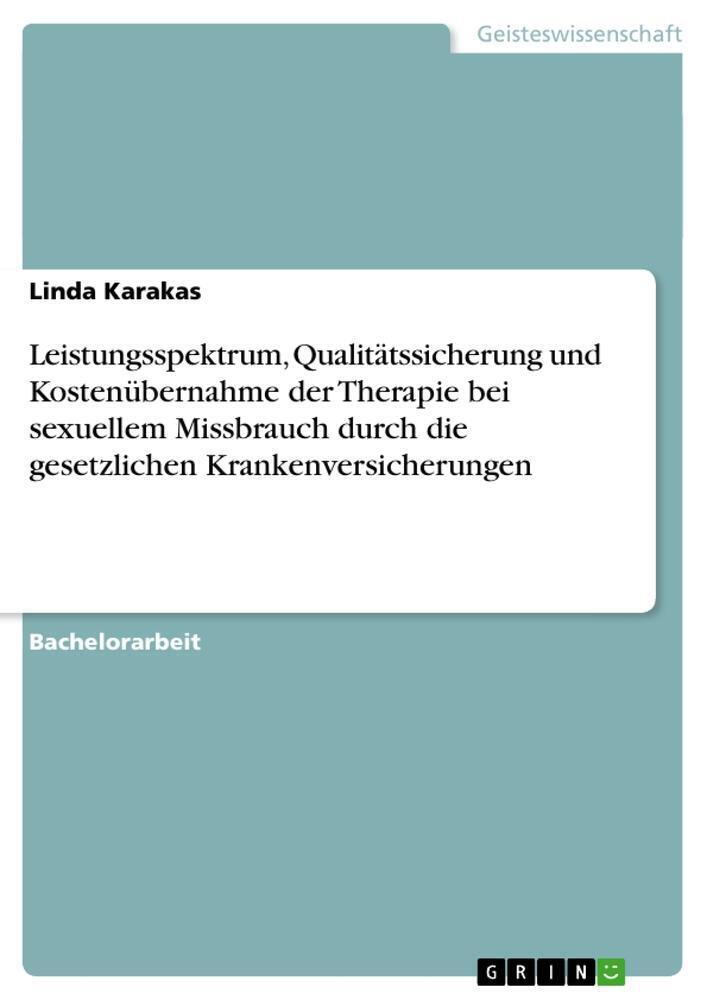 Thumbnail - Leistungsspektrum, Qualitätssicherung Und Kostenübernahme Der Therapie
