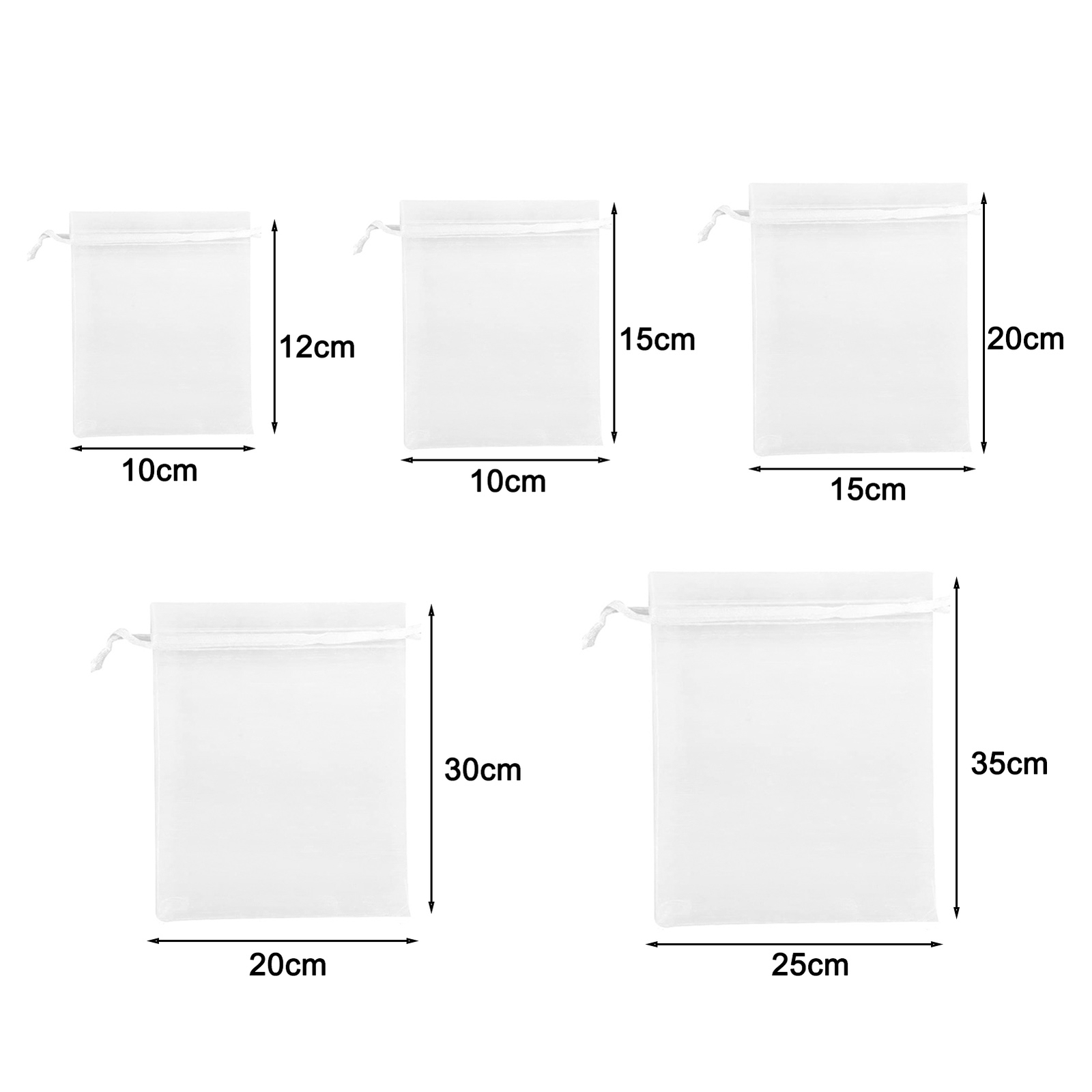 100pcs Fruit Protection Bags Drawstring Design Fruit Tree Net Bag for