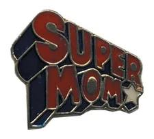 Super Mom Bike Motorcycle Hat Cap Lapel Pin HP4724