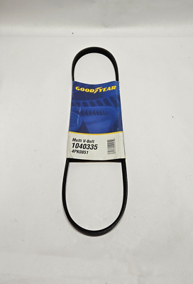 Serpentine Belt-Multi V-Belt Goodyear 1040335 4PK0851 | eBay