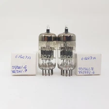 2 X 6BQ7A EDISWAN TUBE. MATCHED PAIR. 4. CH97