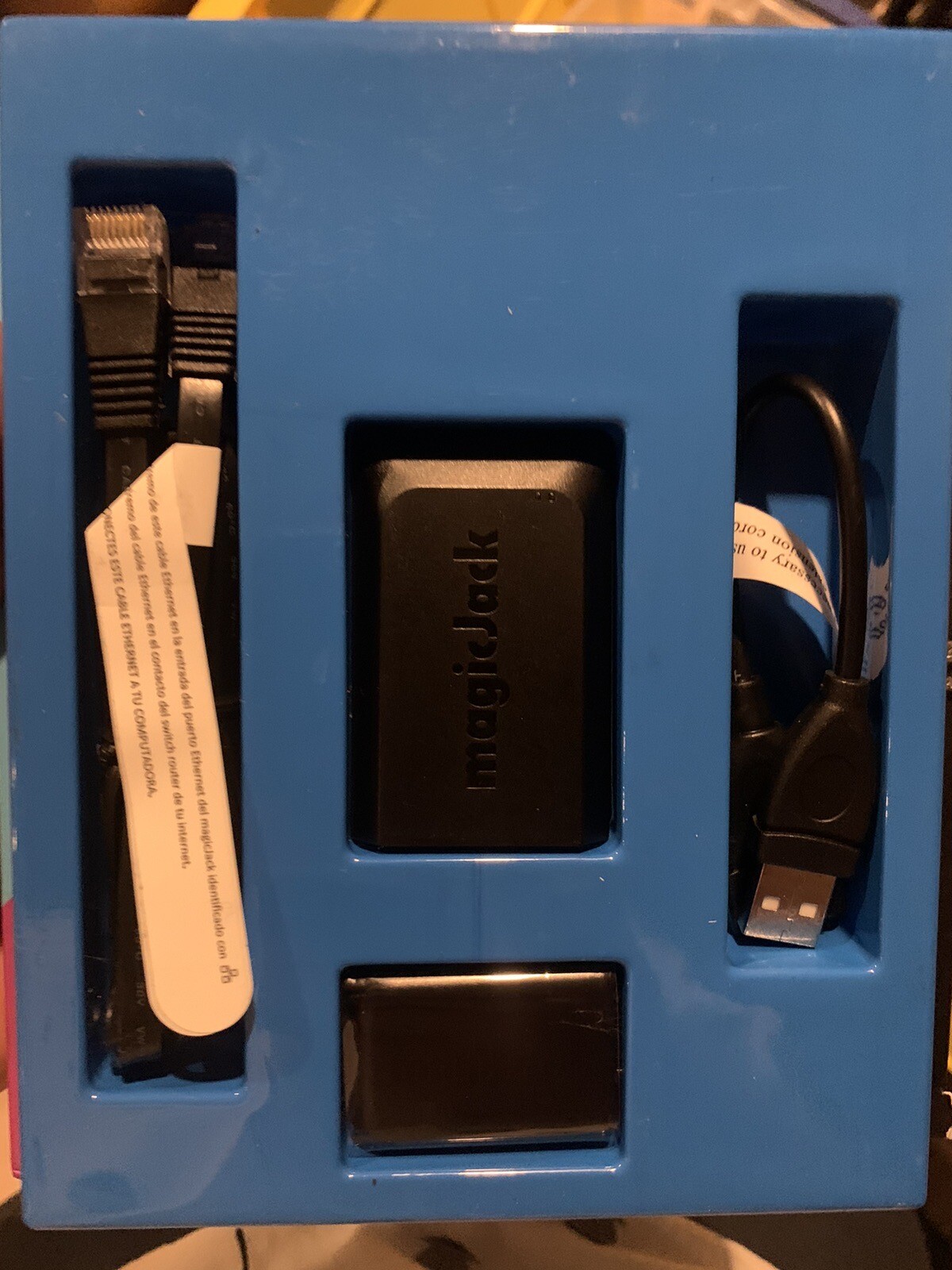 MagicJack HOME VoIP Telephone Adapter with 12 Months of Service