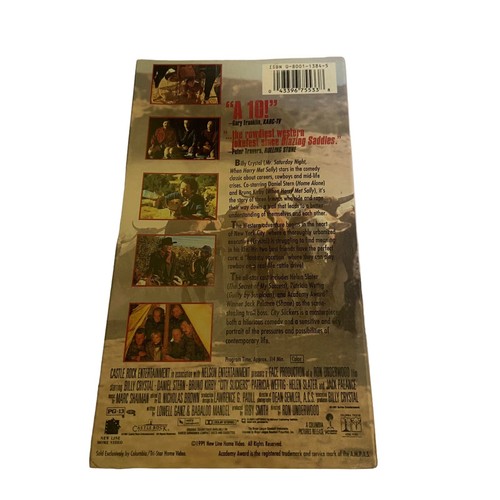 City Slickers VHS Tape New Factory Sealed Billy Crystal Comedy Western Movie - Picture 2 of 2