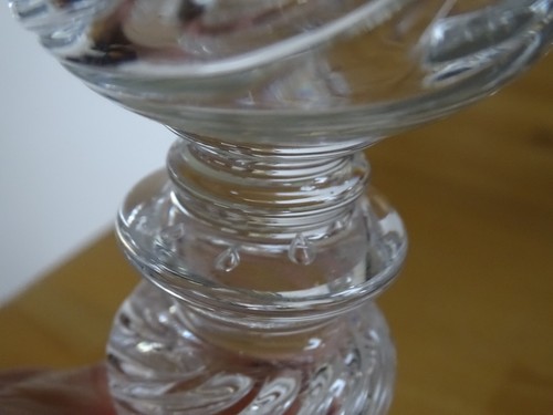 VINTAGE MONSTER POKAL GLAS KRISTALL HADELAND NORWEGEN Höhe: 8,85" - Bild 10 von 12