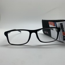 Ironman IM2000 BLK/BLU  1.25 Black  Blue Reading Glasses READER 56/17-150