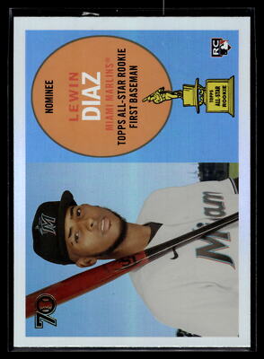 Lewin Diaz 2021 Topps All-Star Rookie Cup Rainbow Foil Card  #10