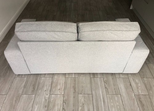 RRP:£399 IKEA KIVIK TWO SEATER TIBBLEBY LIGHT GREY FABRIC SOFA LONDON DELIVERY - Picture 4 of 10