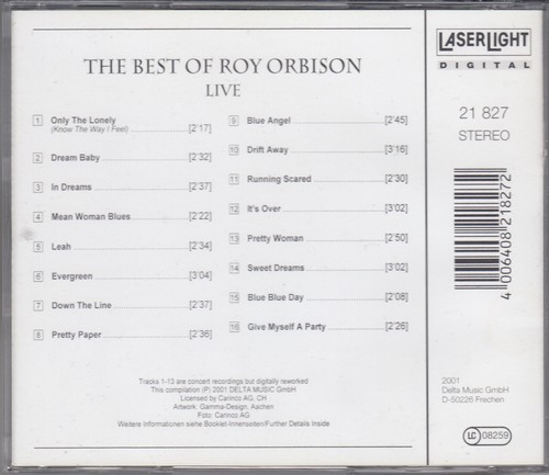 ROY ORBISON The Best Of Roy Orbison CD Album 2001 WIE NEU Oh, Pretty Woman Rock - Picture 7 of 7