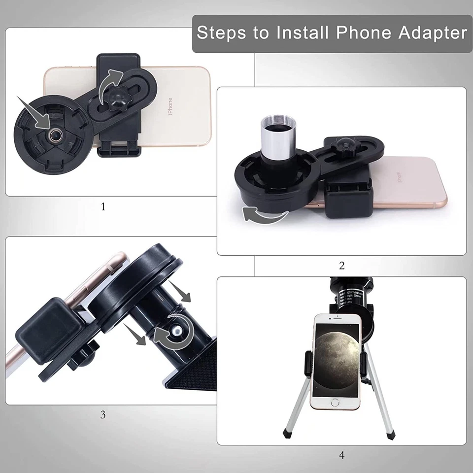 Professional Astronomical Telescope with High Tripod For HD Viewing Adults Kids - Image 4 of 4