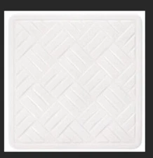 Simply Essential 6 Pack Tub Non Slip Safety Treads, White