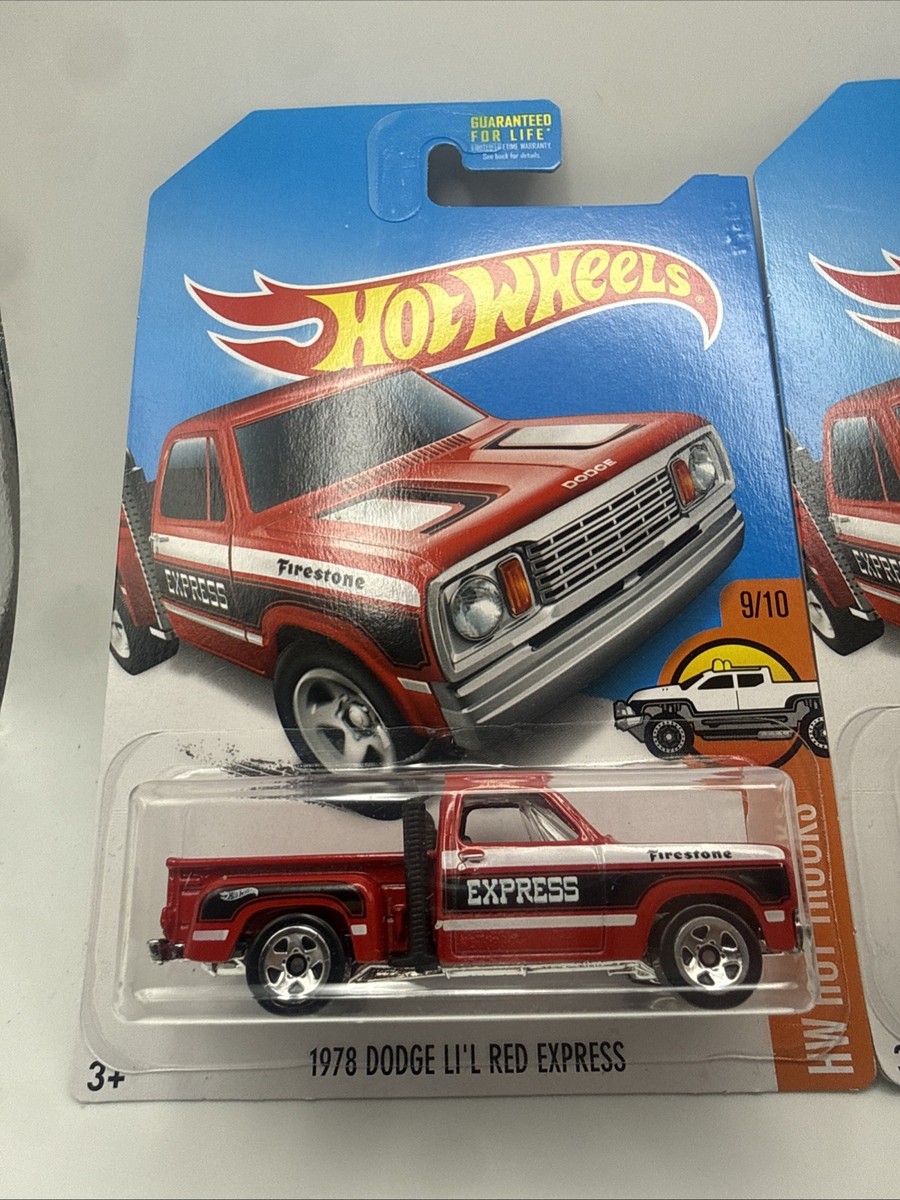 Hot Wheels 2017 - 1978 Dodge Li'l Red Express Walgreens Exclusive