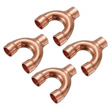 4Pcs Tee Y Shape Copper Fitting Welding Joint...