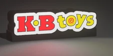 KB Toys Video 3D Printed LED Light-Up Sign 9" Retro Toy  Decor Lamp Handmade
